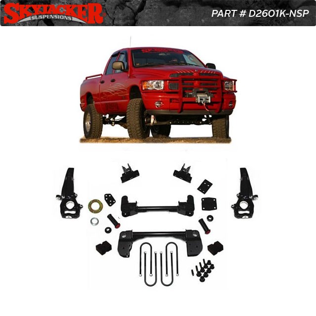 Skyjacker 6" Lift Kit 02-05 Dodge Ram 1500 4wd - Click Image to Close